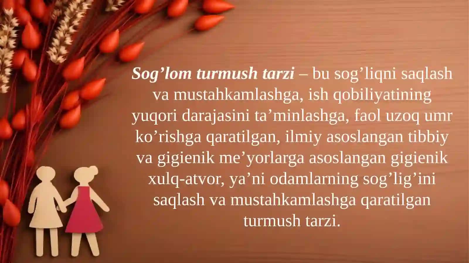 Sog‘lom avlodni yuzaga keltirish shartlari 2