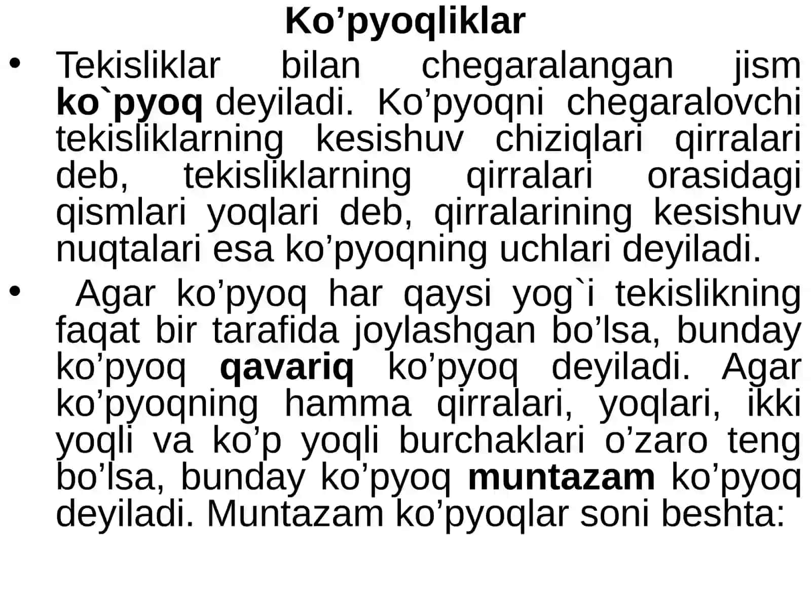 «CHIZMA GEOMETRIYA VA KOMPYUTERGRAFIKASI» FANI 2
