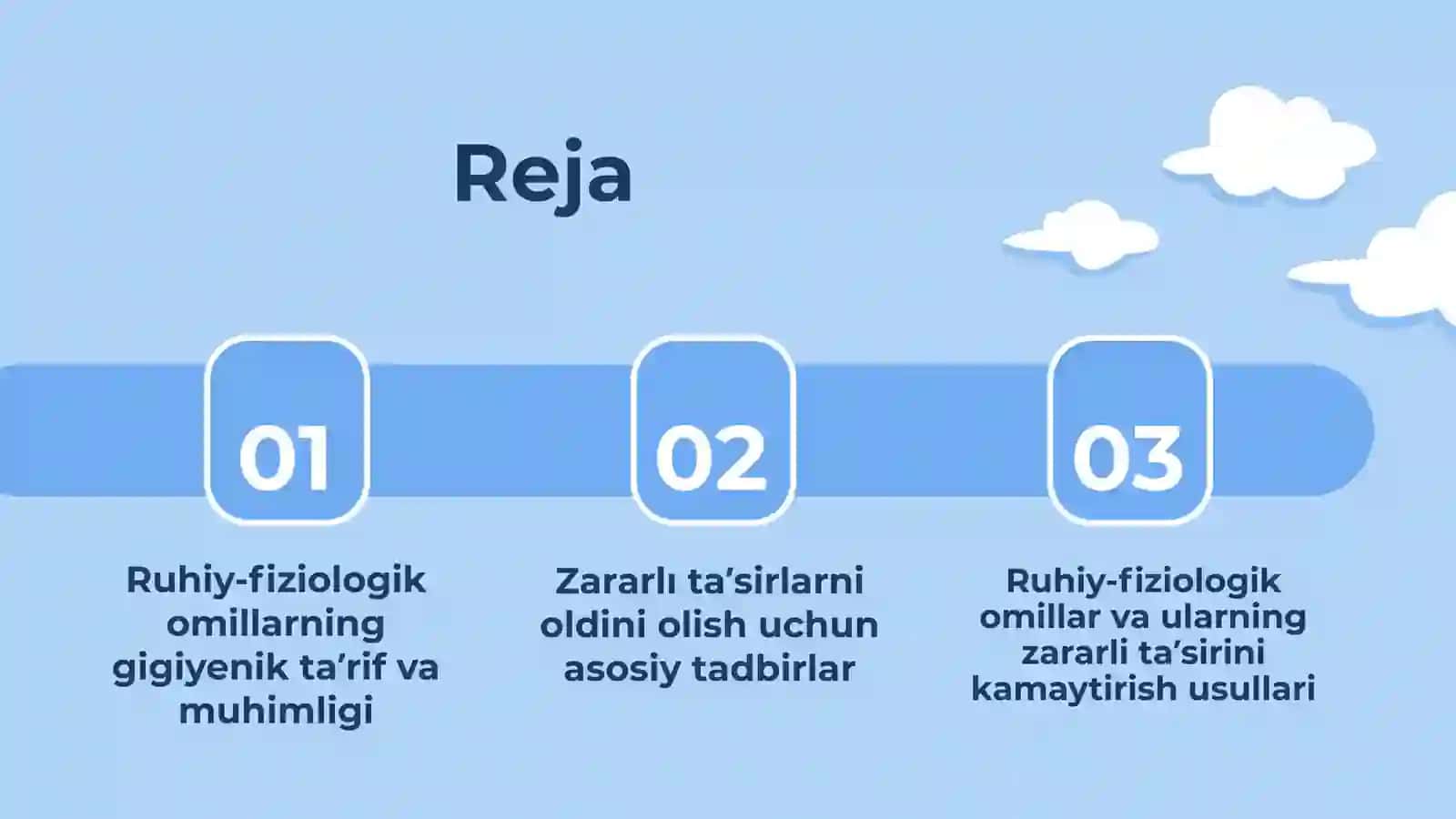 Ruhiy-fiziologik omillarga gigiyenik ta’rif, ularning zararli ta’sirini oldini olish tadbirlari 2