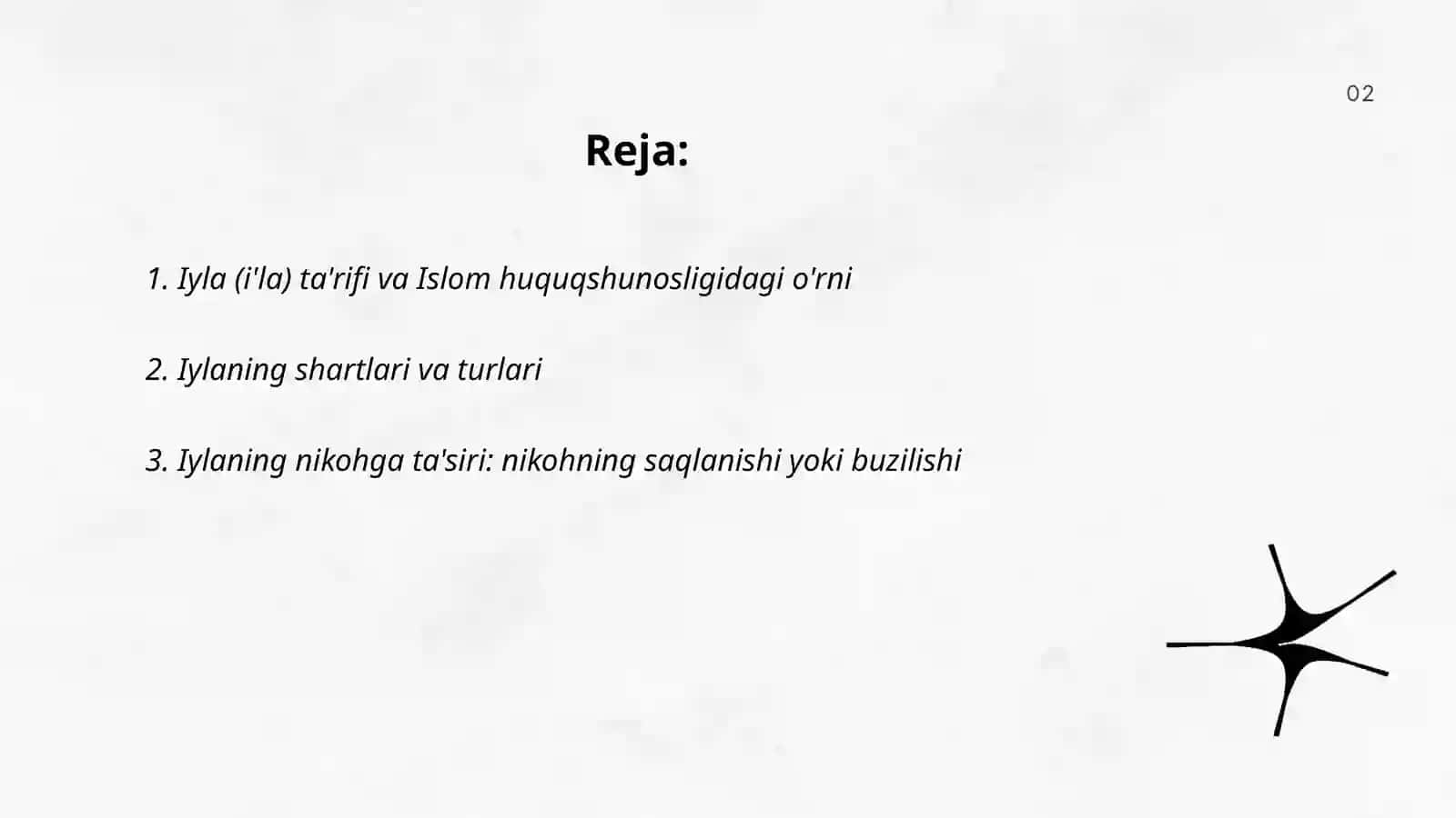 Iyla va Islom huquqshunosligi 2