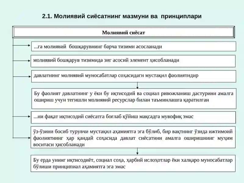 Молиявий Сиёсат 2
