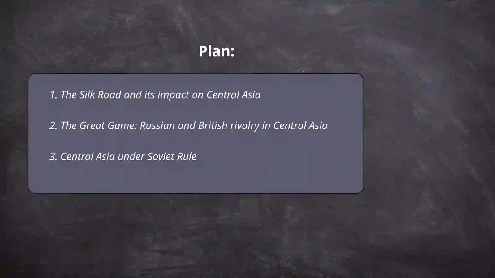 The Silk Road and its impact on Central Asia 2