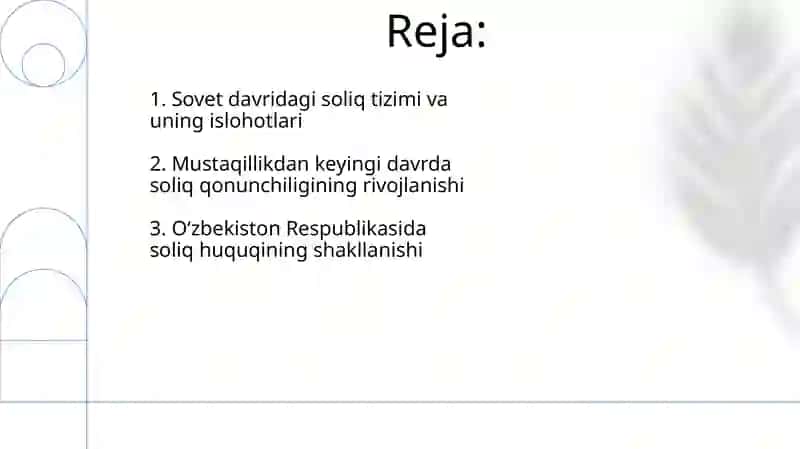 Soliq huquqining tarixiy rivojlanishi 2