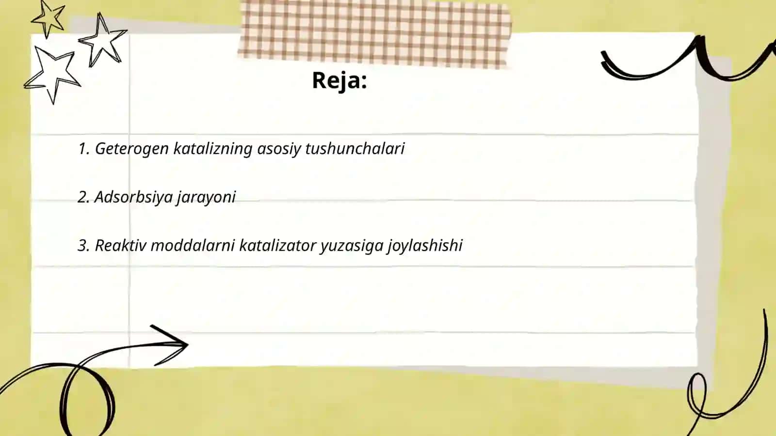 Geterogen kataliz. Geterogen katalitik reaksiyalarning asosiy bosqichlari 2