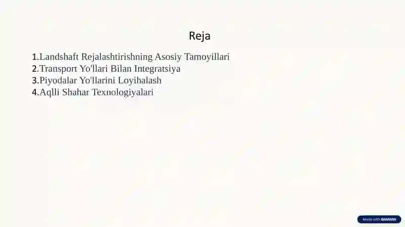 Landshaft Rejalashtirishning Asosiy Tamoyillari 2