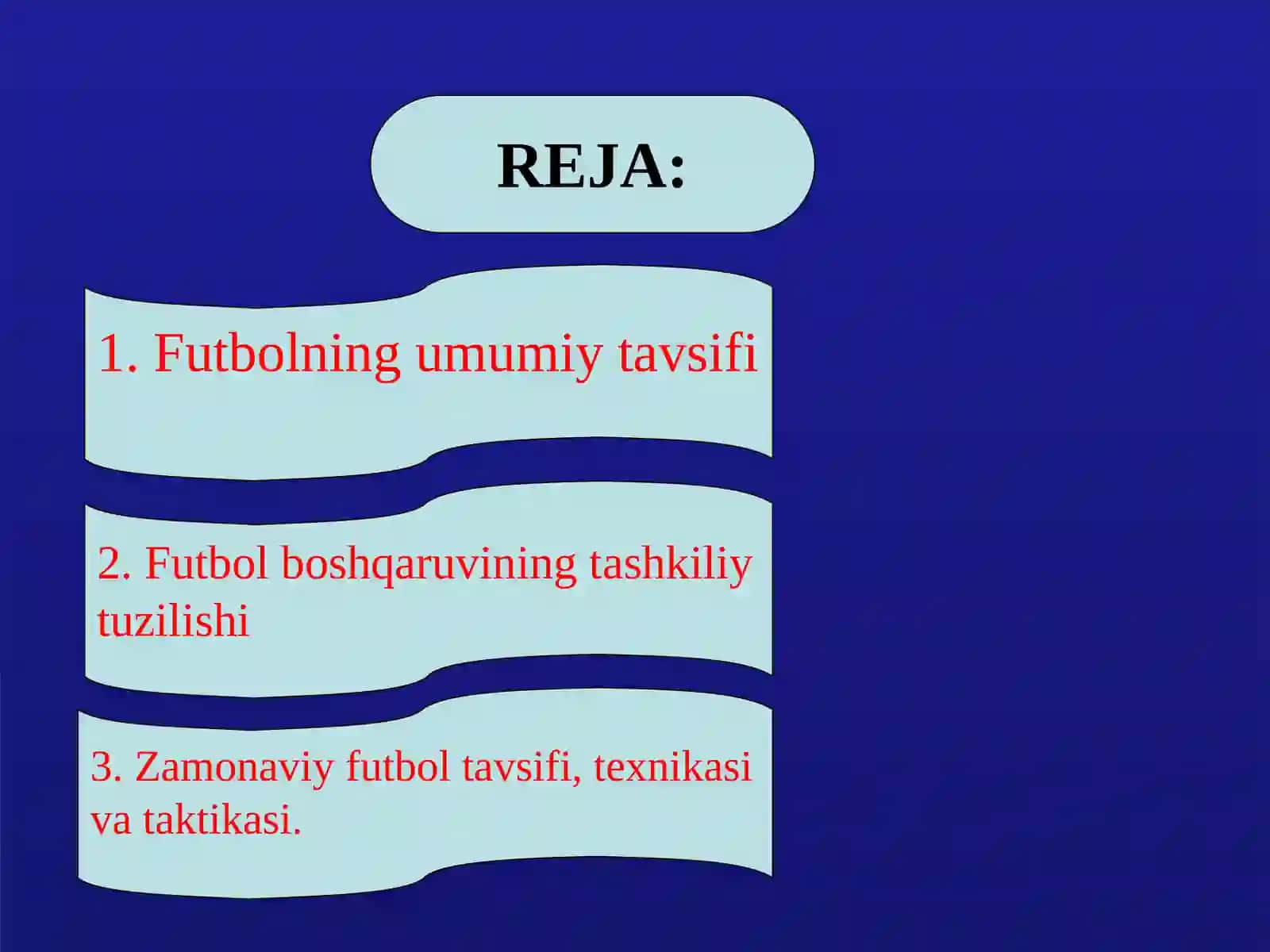 Futbolchilarning texnik sifatlarini tatbiyalash 2