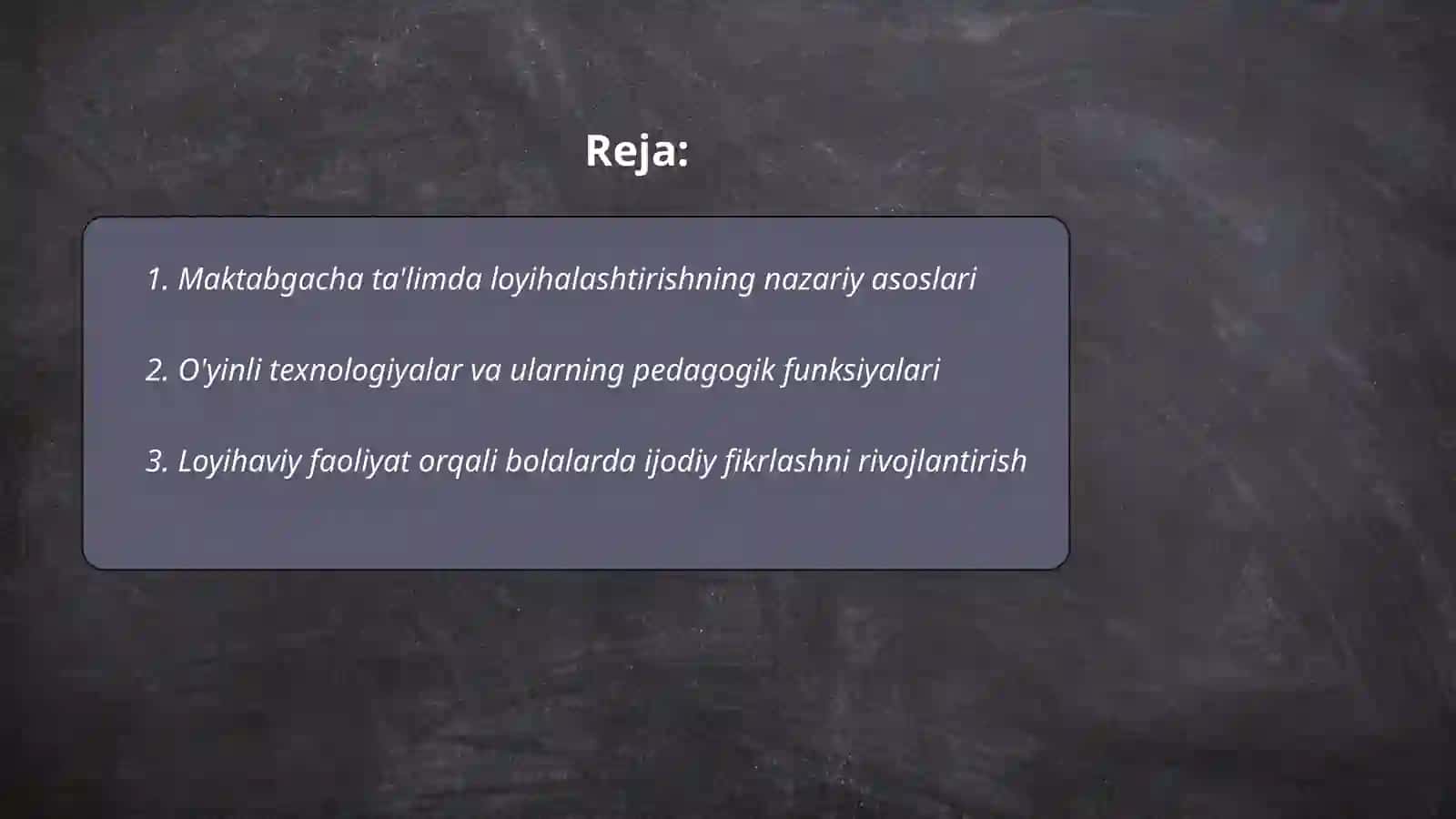 Maktabgacha taʼlimda loyihalashtirish. O‘yinli texnologiyalar va ularning funktsiyalari 2