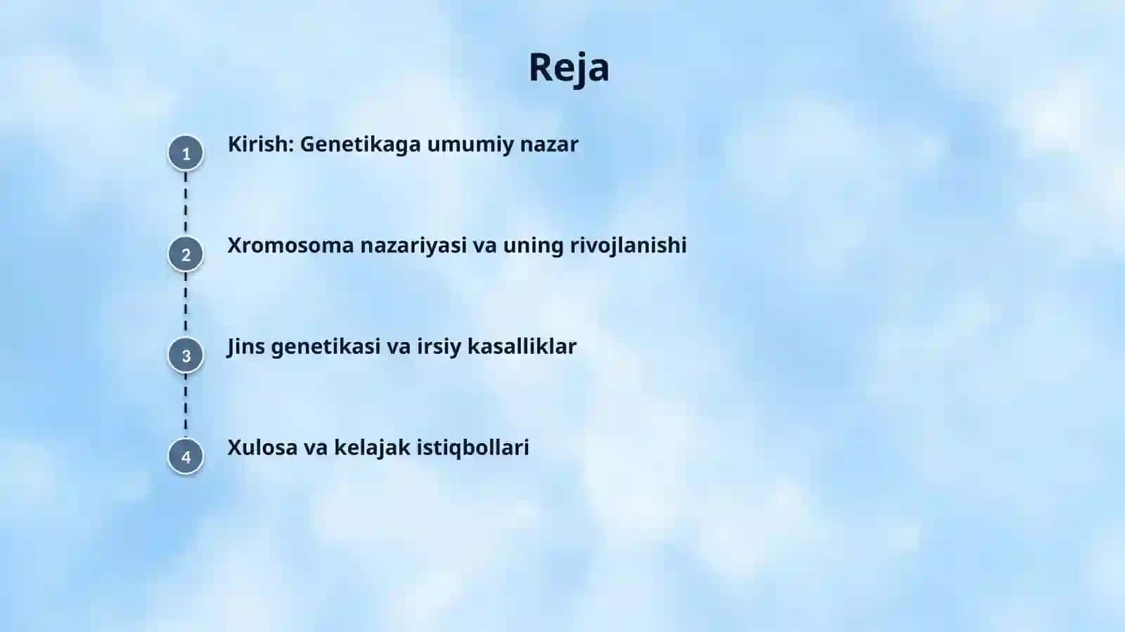 Toms Morgen xramasoma nazariyasi. Jins genetikasi 2