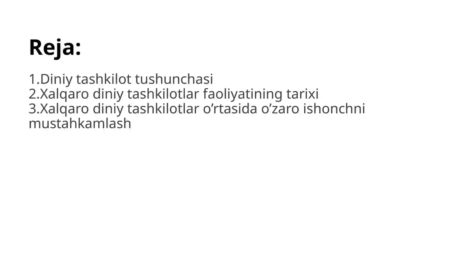 Xalqaro diniy tashkilotlar va ularning barqaror rivojlanish maqsadlariga qo'shgan hissasi 2