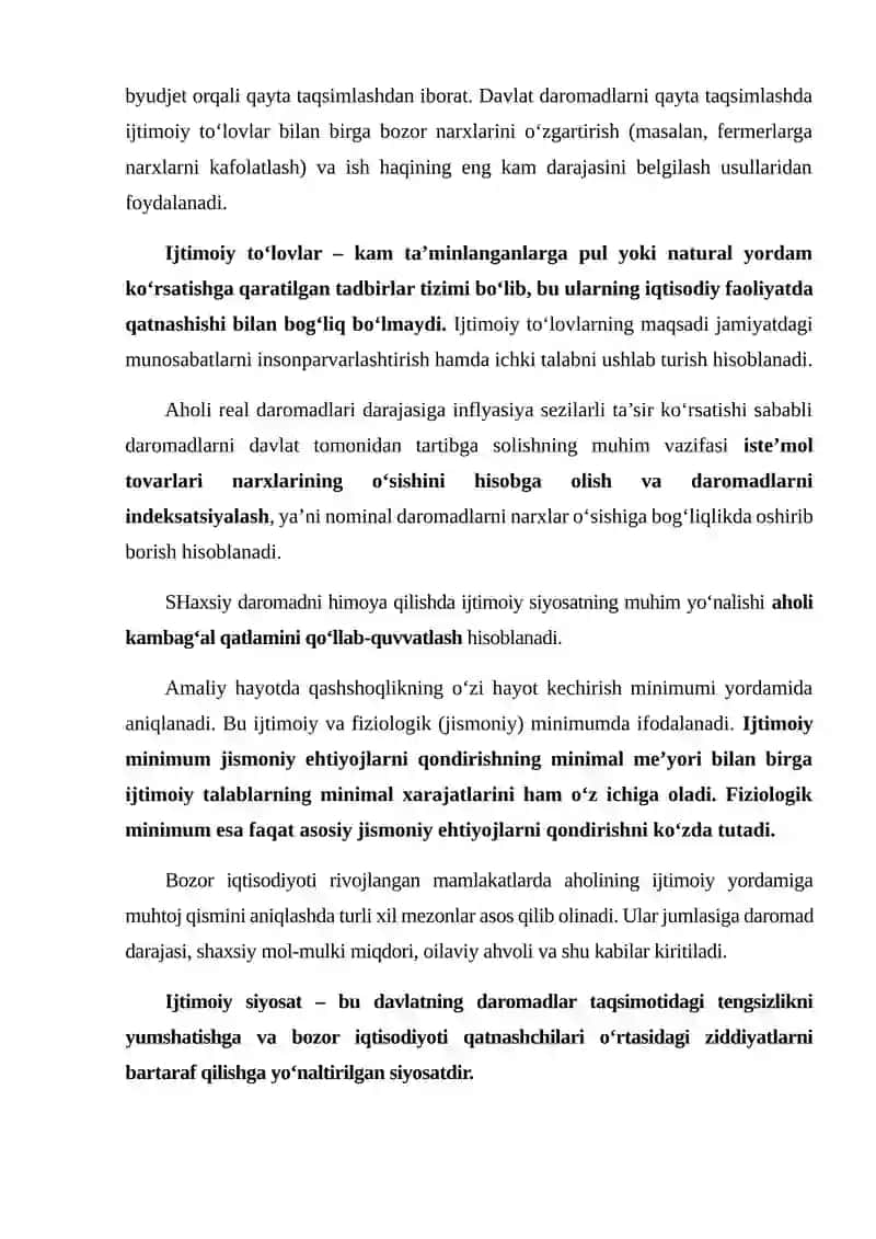 O'zbekiston Respublikasidagi ijtimoiy uzgarishlar 2