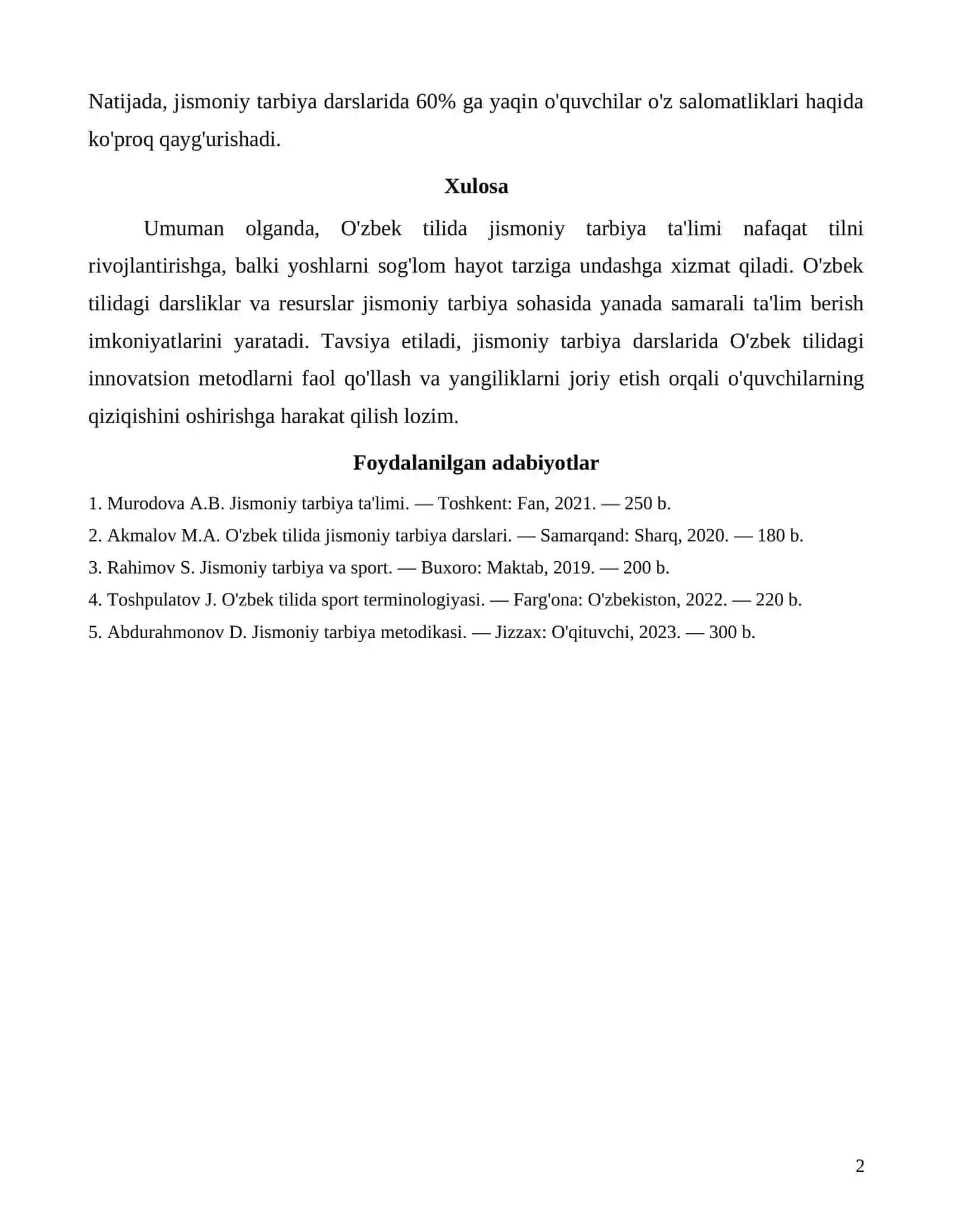 Jismoniy tarbiya sohamga oid tezis yozish 2