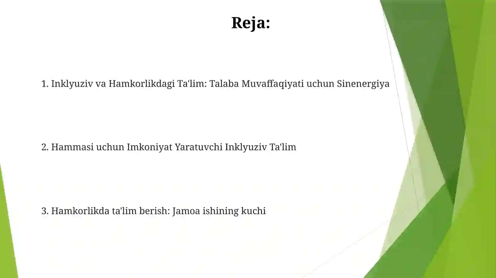 Inklyuziv va Hamkorlikdagi Ta'lim: Talaba Muvaffaqiyati uchun Sinenergiya 2