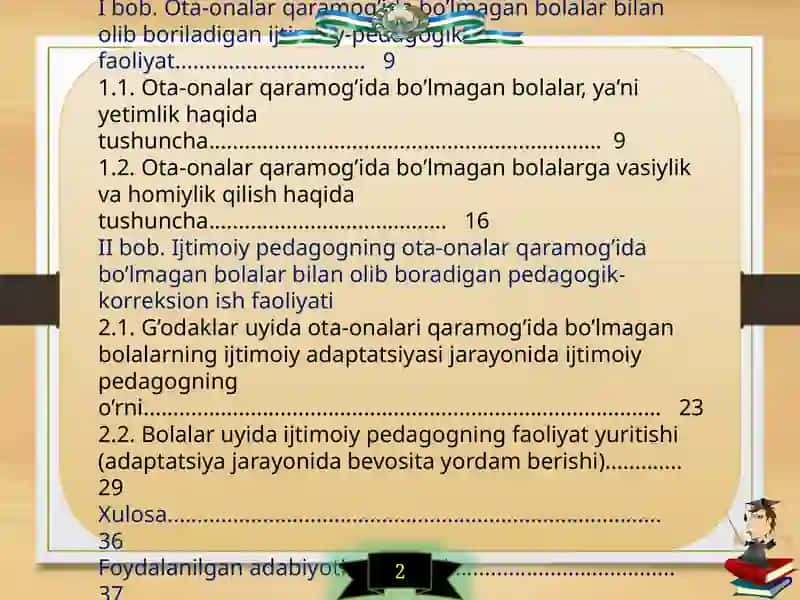 Yetimlikning kelib chiqish sabablari 2