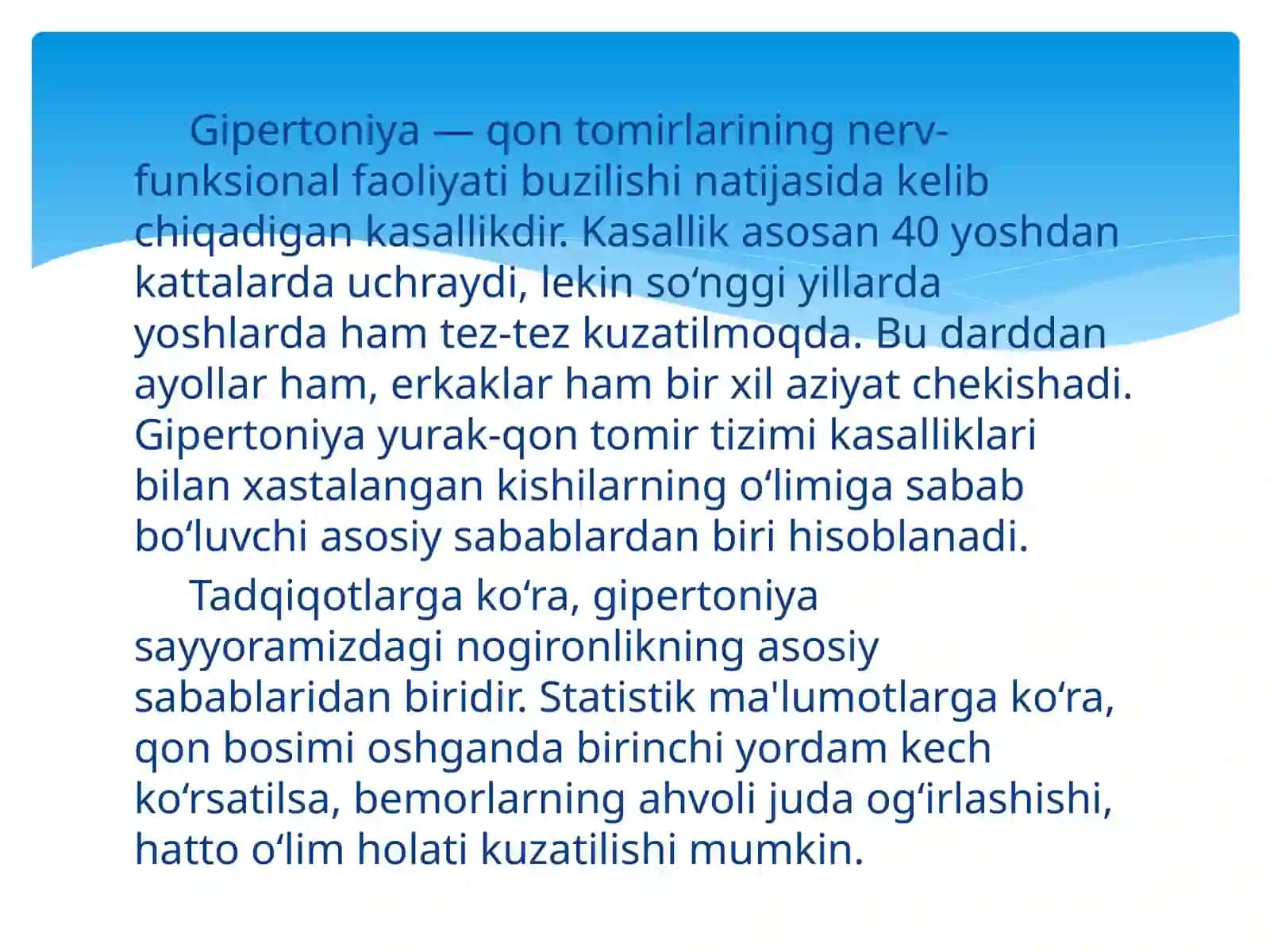 Qon bosimi oshishi – sabablari, belgilari va davolanishi 2