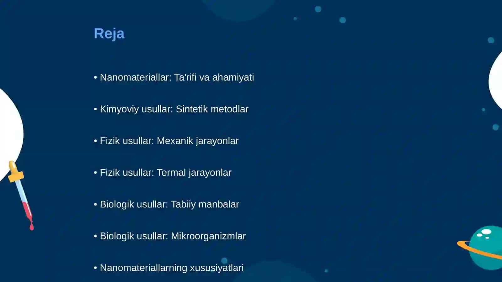 Nanomateriallarni tayyorlash usullari 2