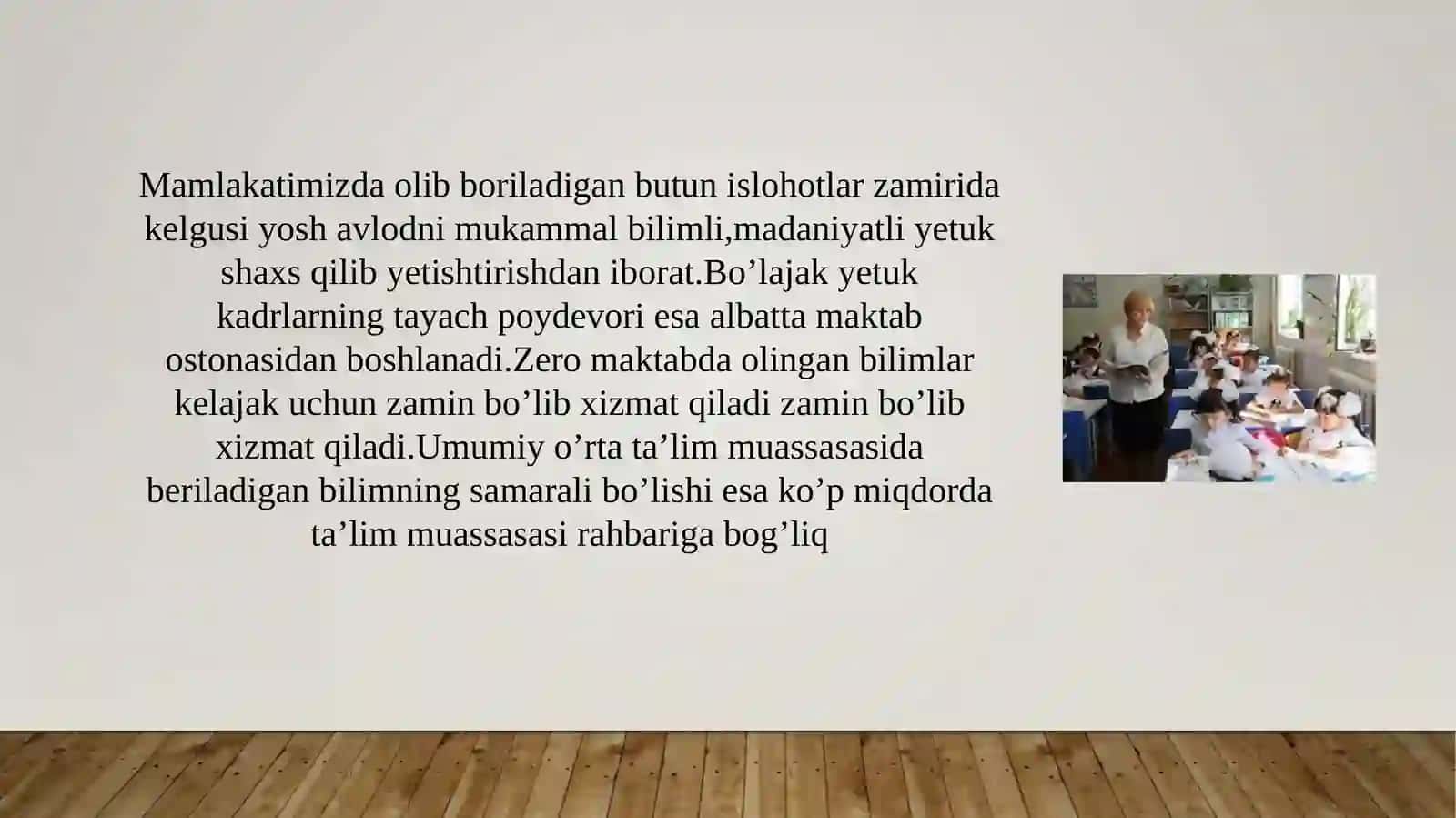 Umumiy oʻrta talim muassasalarida boshqaruv 2