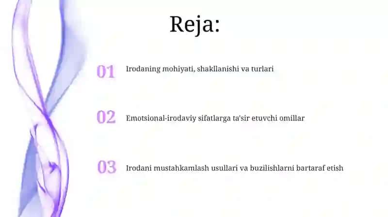 Irodaning mohiyati, shakllanishi va turlari 2