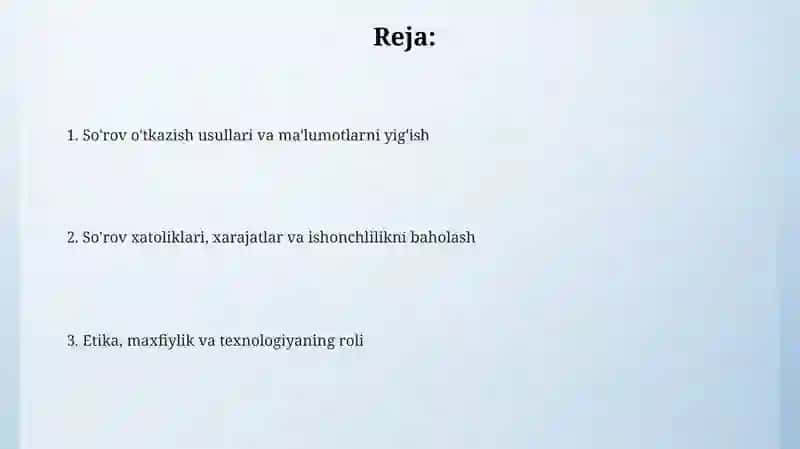 So'rovnomaorqaliiqtisodiyma'lumotlarniyig'ishusullari 2