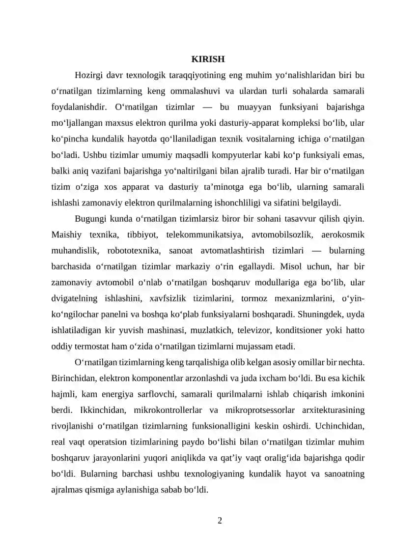 ORNATILGAN TIZIMLARNING UMUMIY ASOSLARI 2