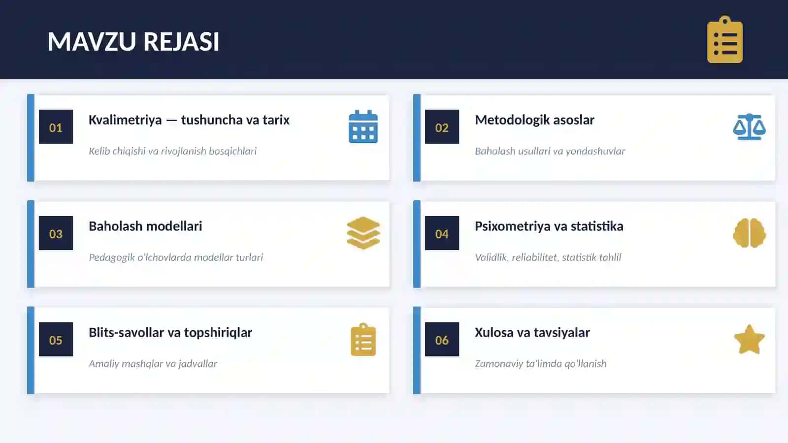 PEDAGOGIK KVALIMETRIYA 2