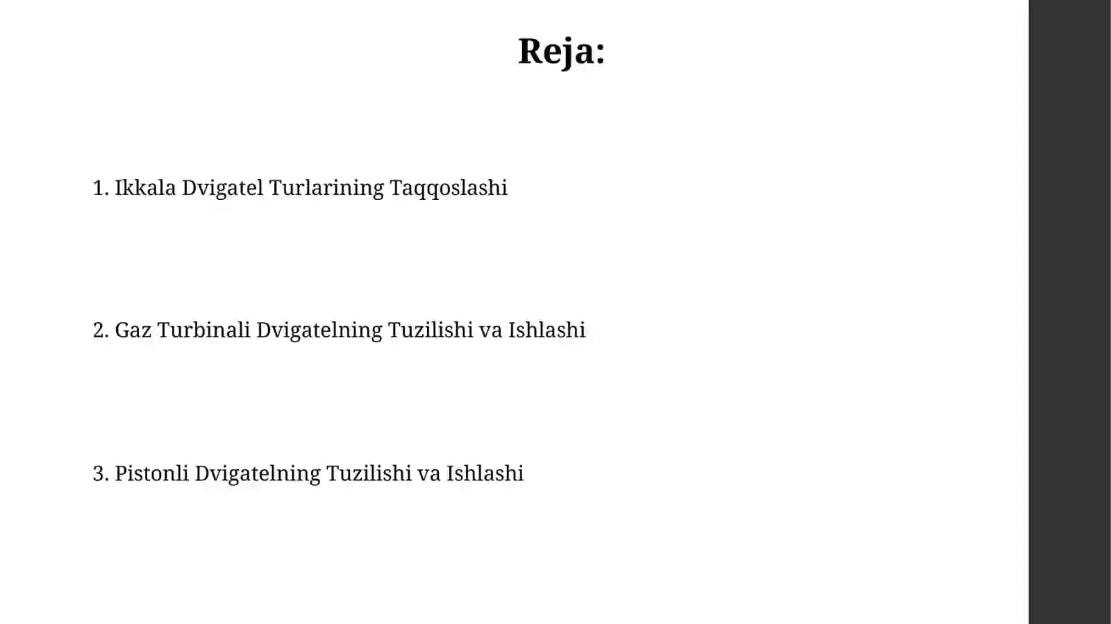 Rotor porshenli dvigatelning tuzilishi ishlashi gaz turbinali dvigatelning tuzilishi ishlashi 2