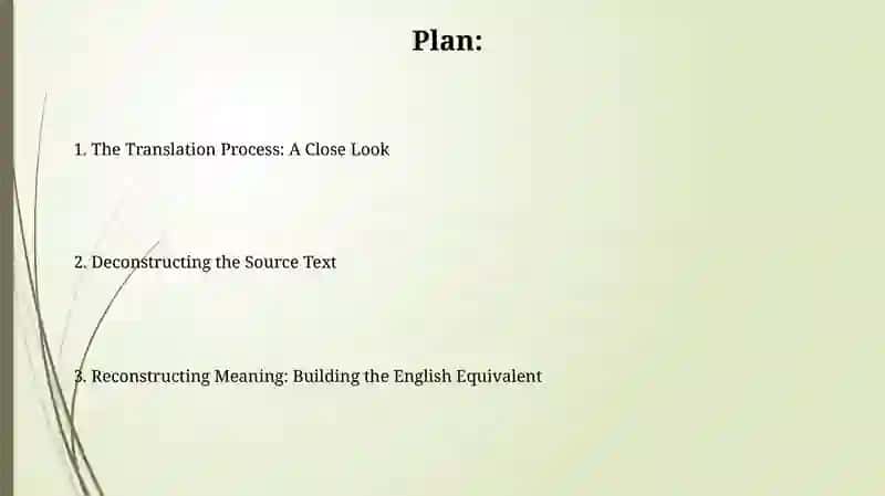 The Translation Process: A Close Look 2