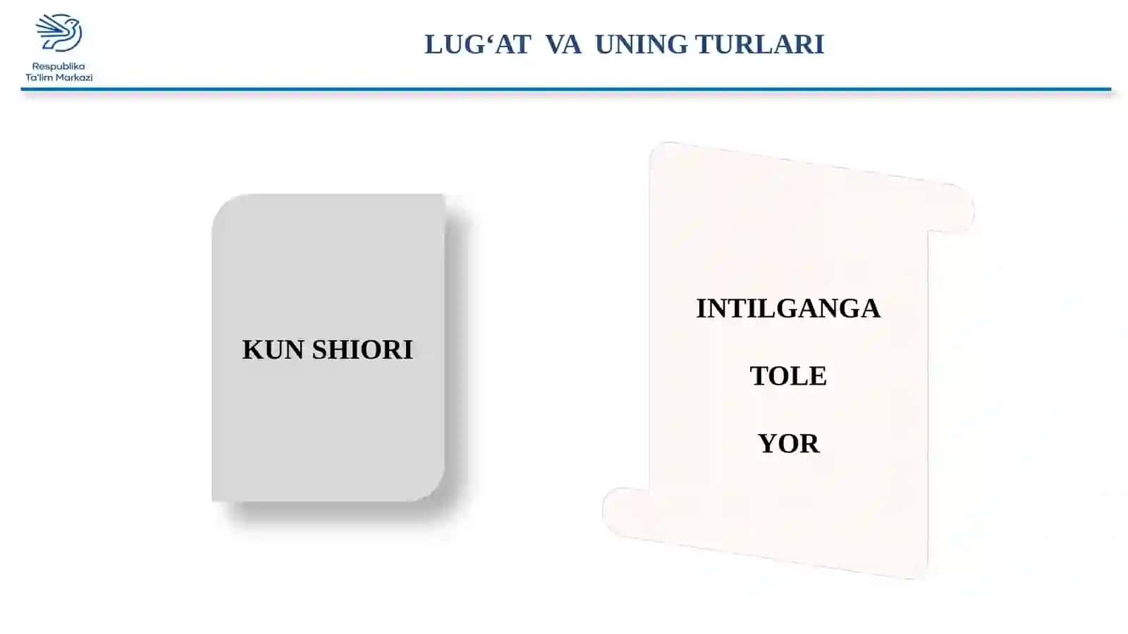 Lug‘at va uning turlari 2
