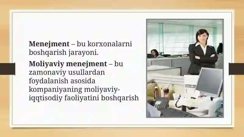 Moliyaviymenejment 2