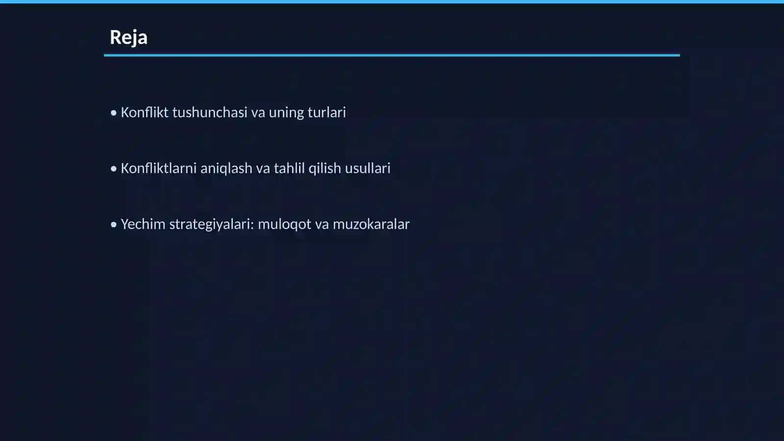 Konfliktlar yechimi va adolatparvarlik mezonlari 2