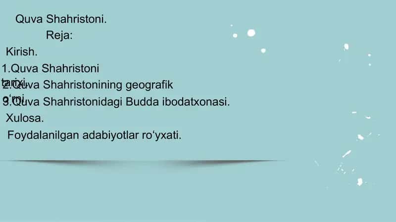Men tugʻilgan oʻlkada arxeologik yodgorlik 2