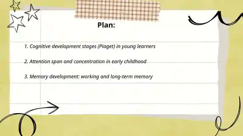 Characteristics of young learners: Cognitive, Social, and Emotional development 2