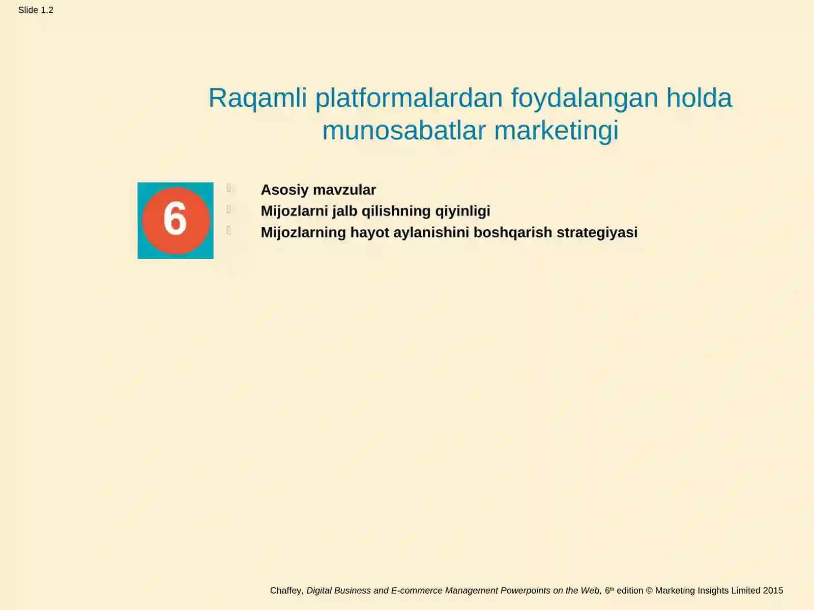 Raqamli platformalardan foydalangan holda munosabatlar marketingi 2