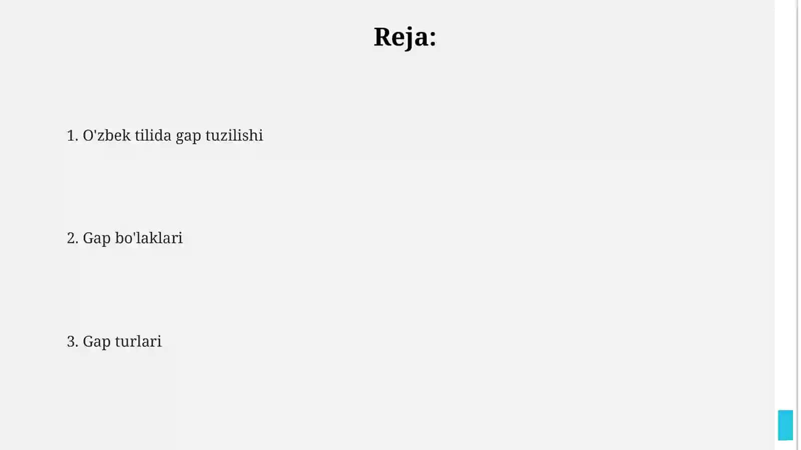 Oʻzbek tilida soʻzgaplar 2