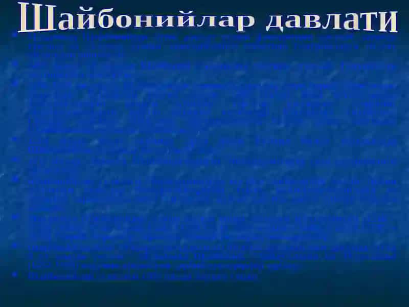 Туркистоннинг хонликларга бўлиниб кетиши 2