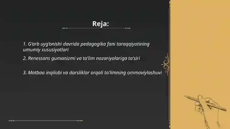 G‘arb uyg‘onish davrida pedagogika fani taraqqiyoti 2