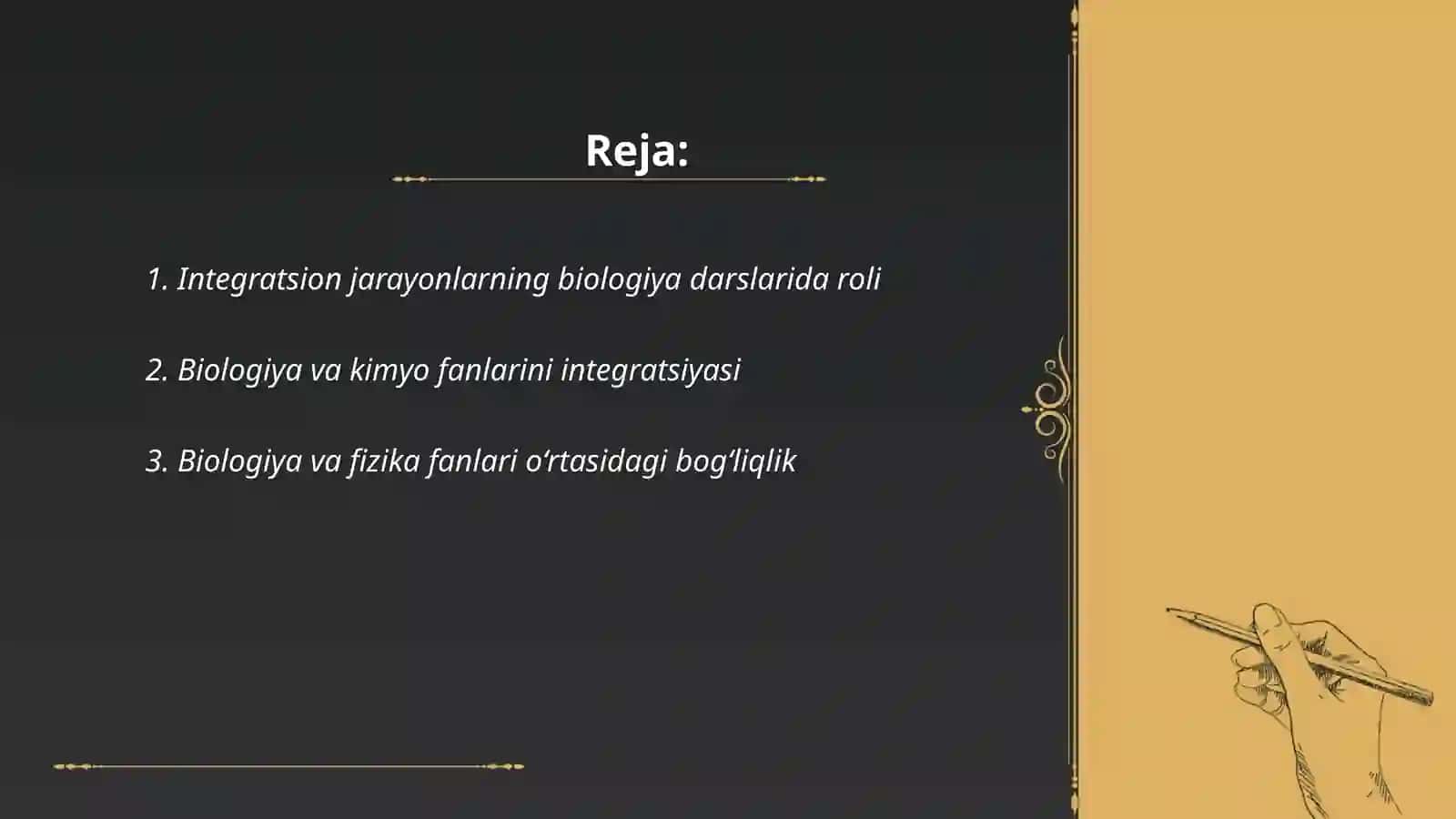 Biologiya darslarida integratsion jarayonlar va uning ta'limdagi ahamiyati 2