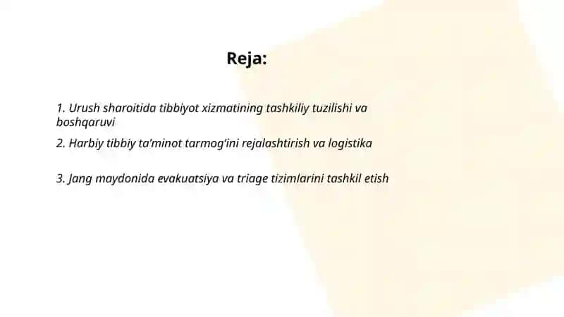 Urush davrida tibbiyot xizmati 2