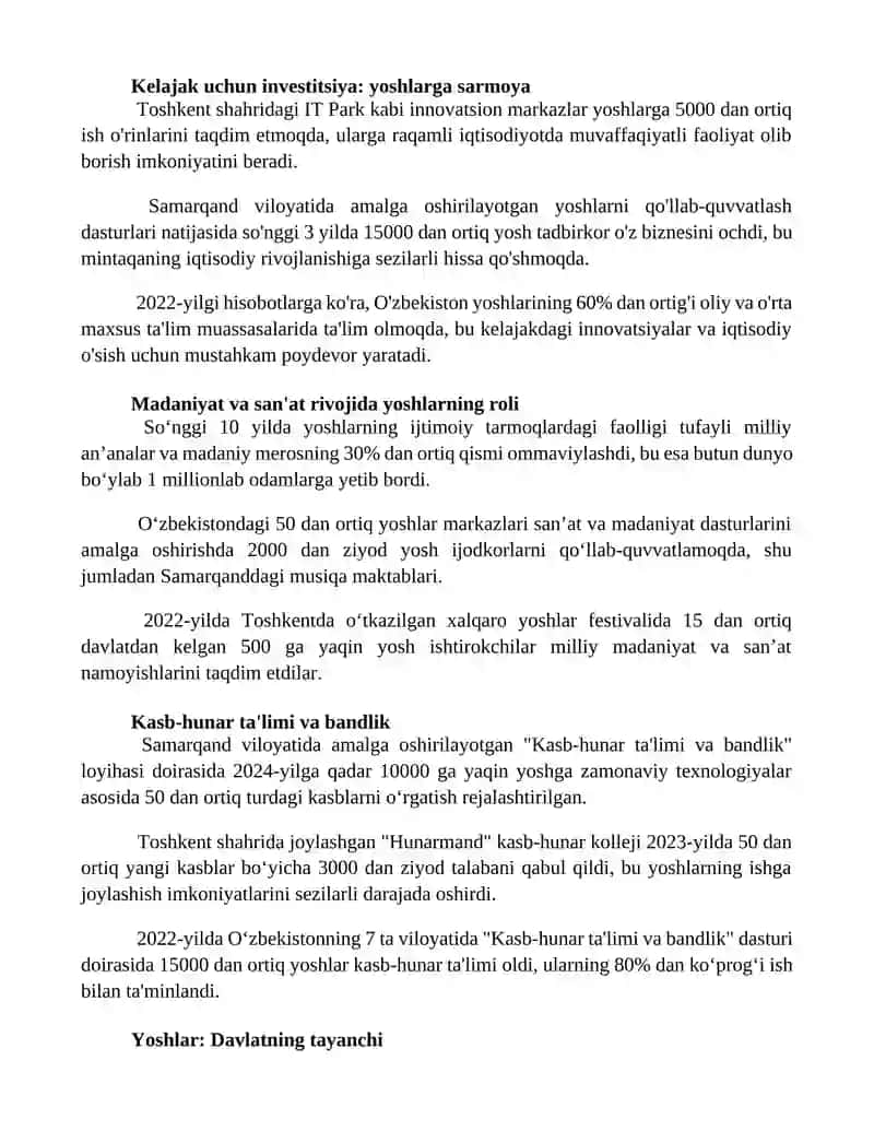 Ta'lim va tarbiya: kelajak poydevori 2