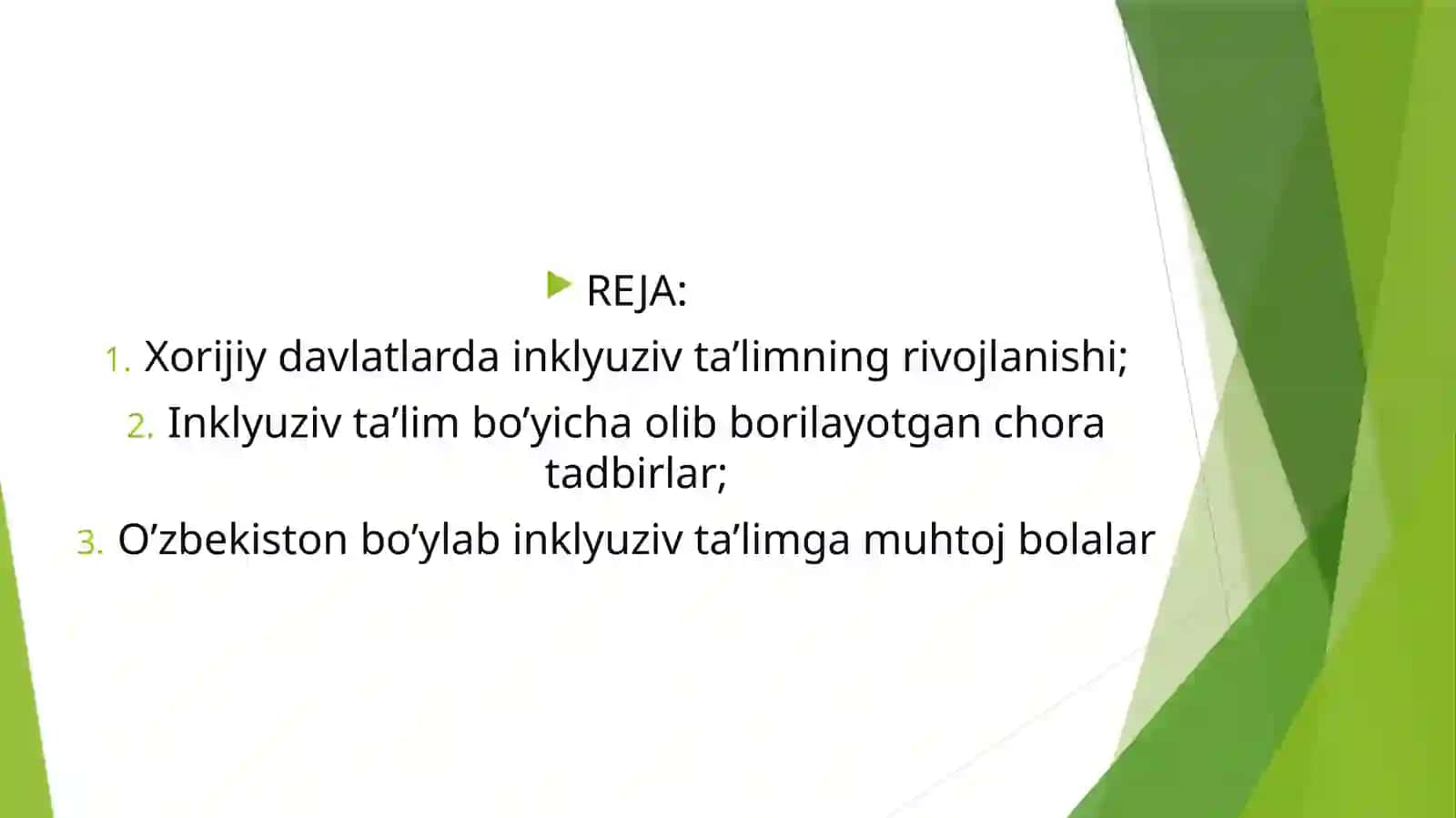 Jahon miqyosida ta’lim.Inklyuzivt a’limsiyosatini nazariy va amaliy jihatdan qo’llab quvvatlash 2
