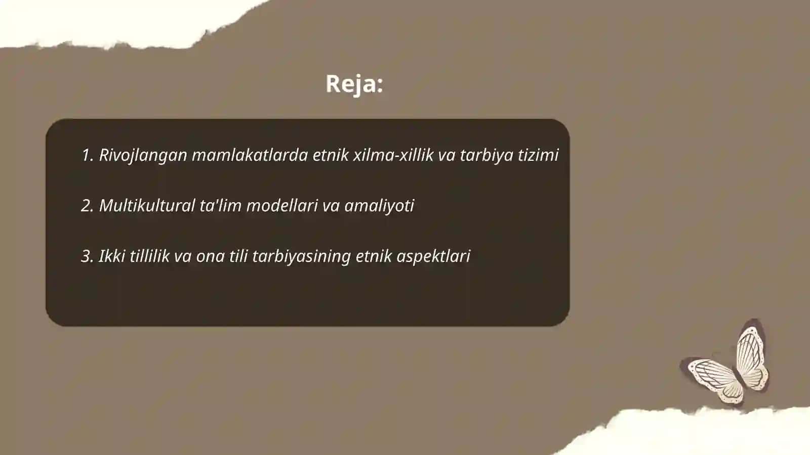 Jahonnining rivojlangan mamlakatlarida tarbiyaviy jarayonlarning etnik xususiyatlari 2