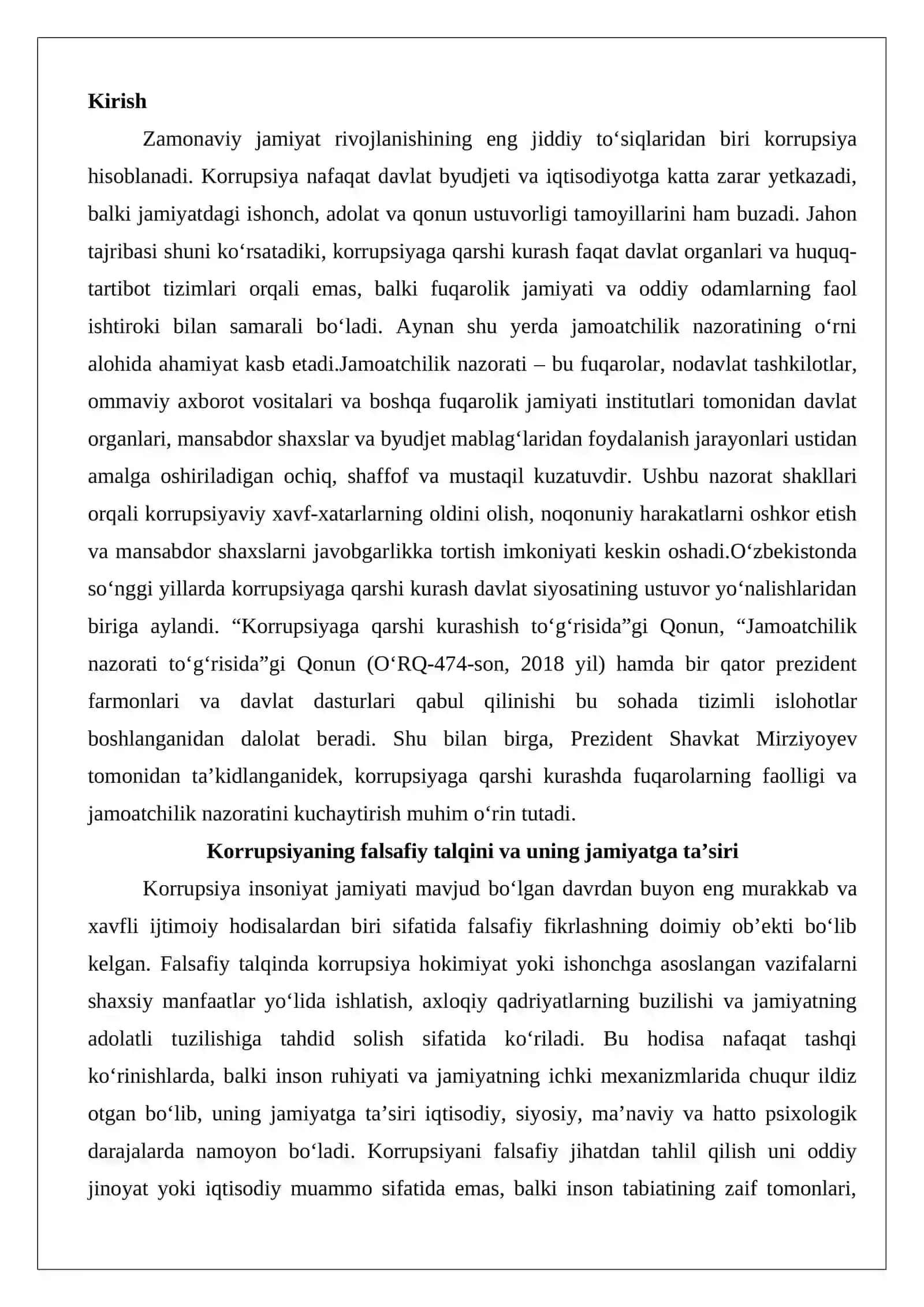 Jamoatchilik nazorati va korrupsiya 2