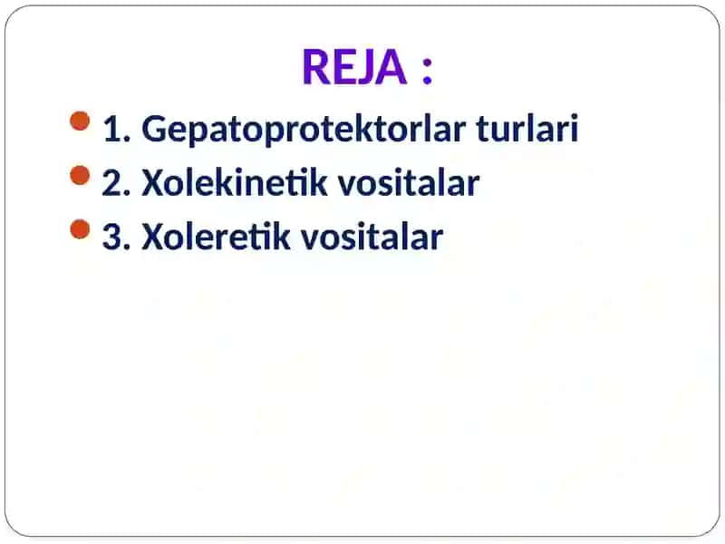 Jigar faoliyati gat'a'siretuvchi vositalar 2
