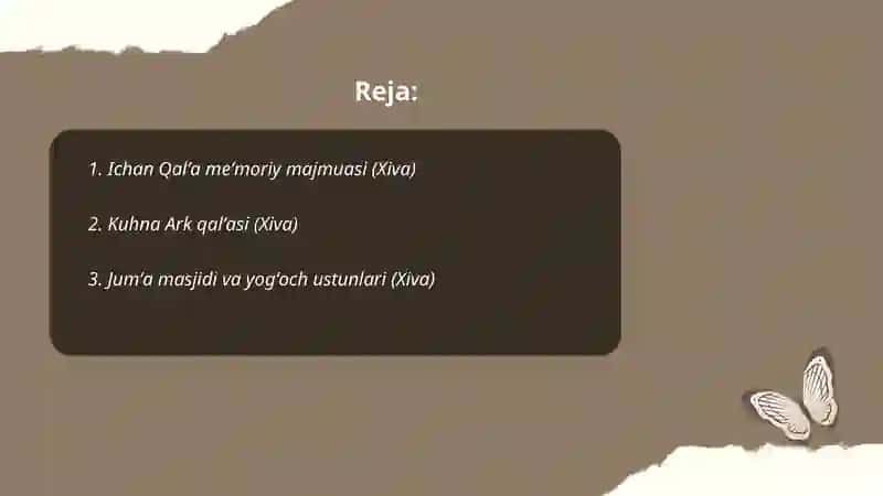 Xorazm tarixiy obidalar 2