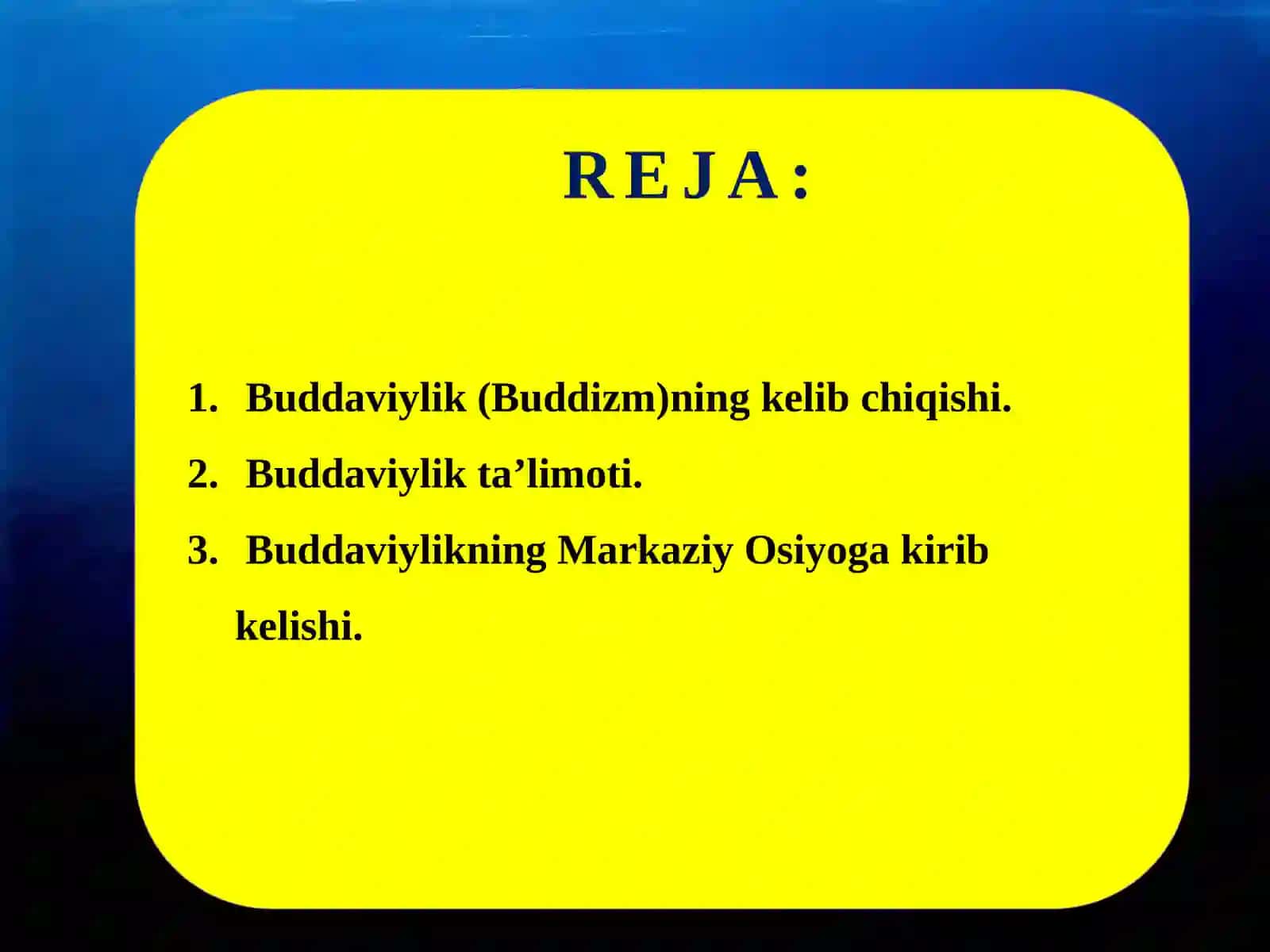 Buddaviylikdini Tarixi 2
