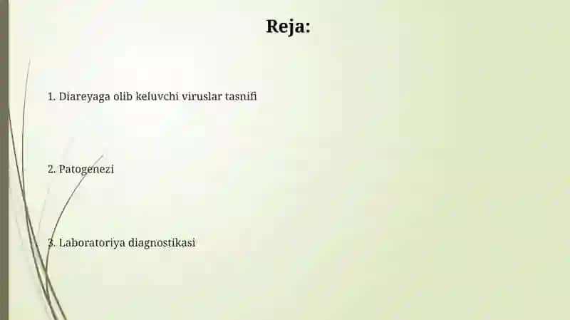 Diareyagen viruslar,klasiffikatsiyasi,patogenezi,labaratoriya tashhisi 2
