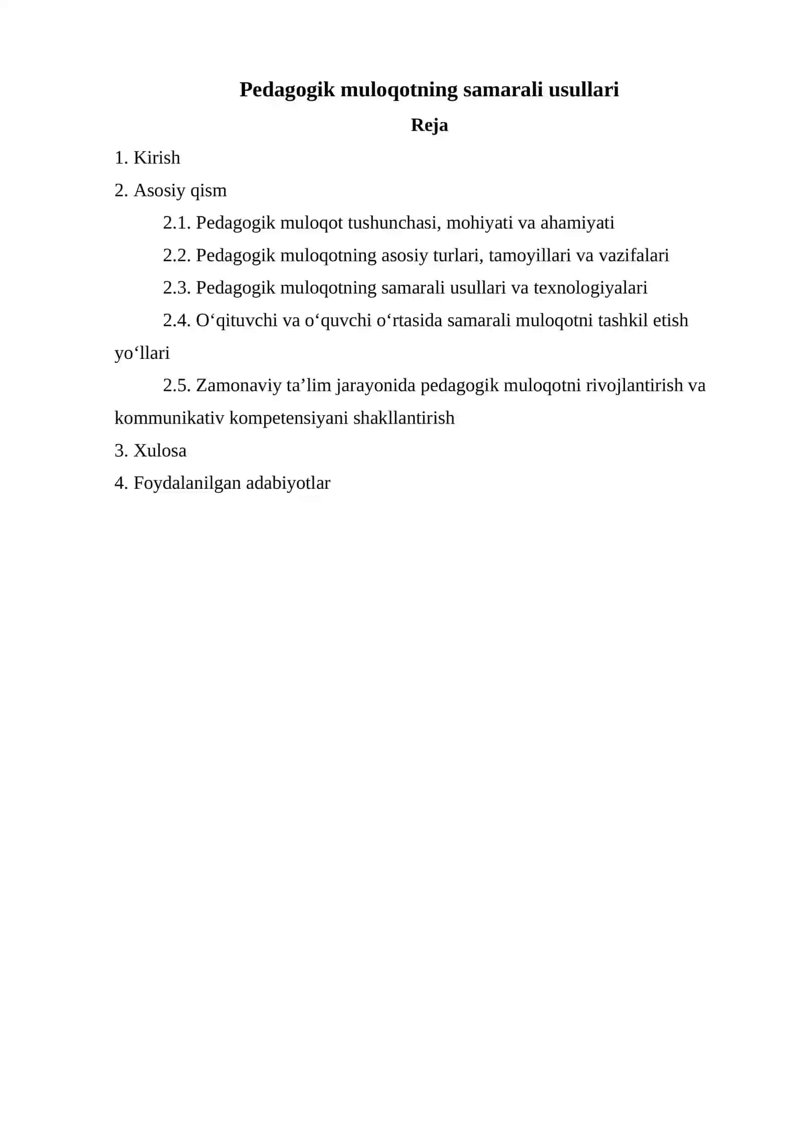 Pedagogik muloqotning samarali usullari 2