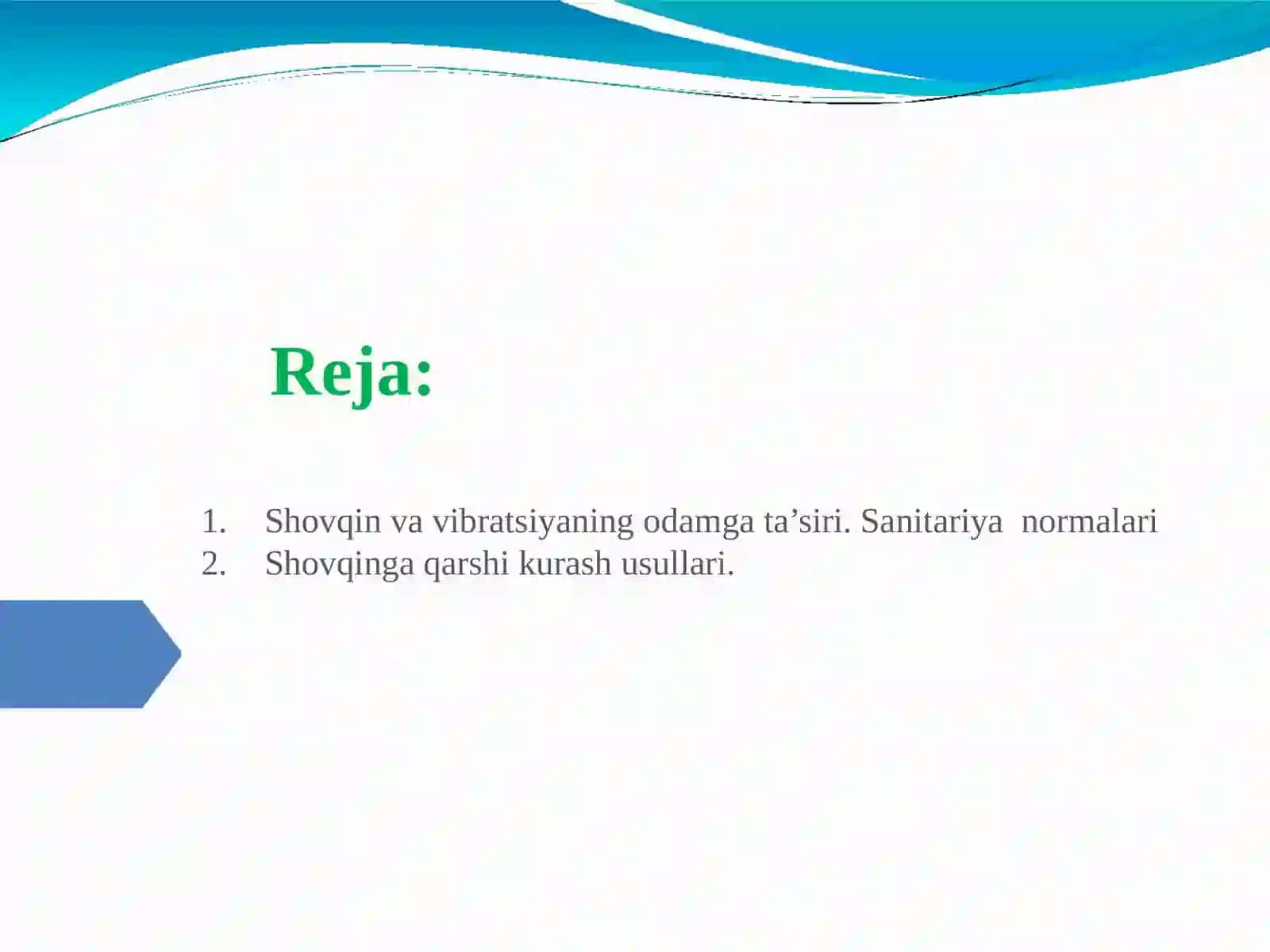 Sanat binolarini shovqinini kamaytirish usullari 2