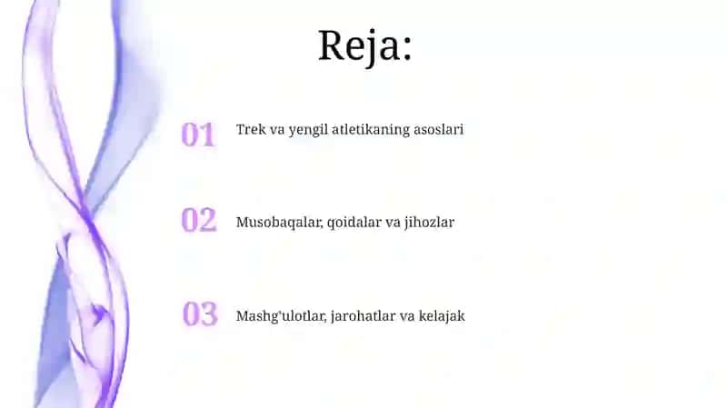 Trek va yengil atletika: Tarix va rivojlanish 2