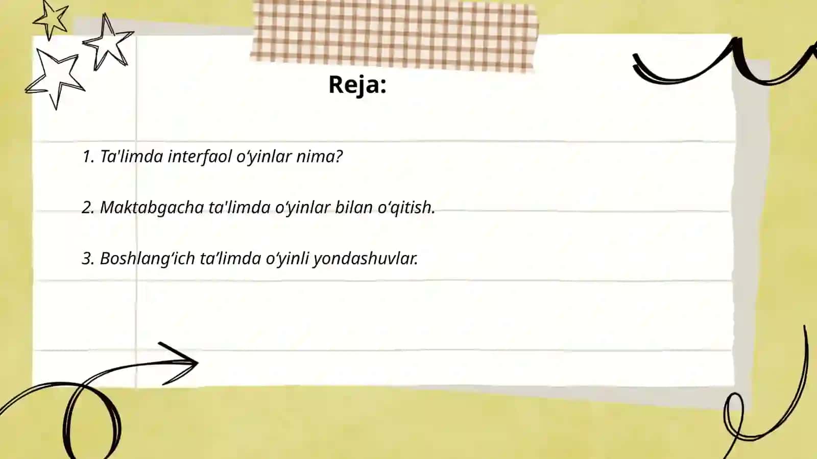 Taʼlimni interfaol oʻyinlar orqali tashkil etish 2