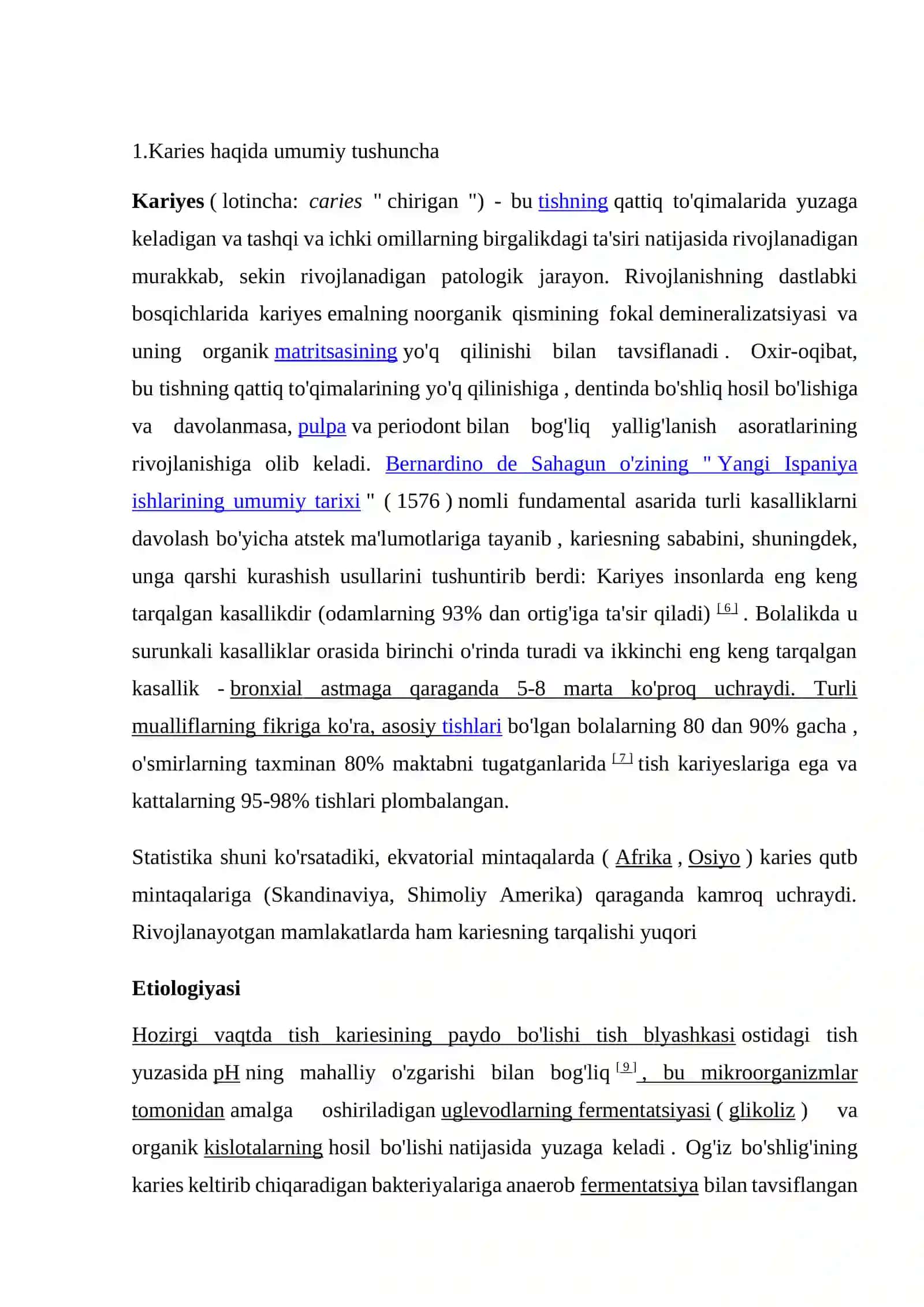 Karies kovaklarini charxlash asoslari 2